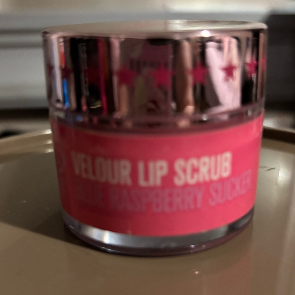 Velour Lip Scrub - Pink Raspberry
